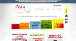 Desktop Screenshot of gaja-maszty.com.pl