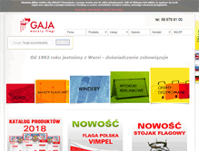 Tablet Screenshot of gaja-maszty.com.pl